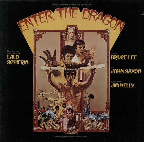 Bruce Lee Enter The Dragon UK vinyl LP album (LP record) (584380)